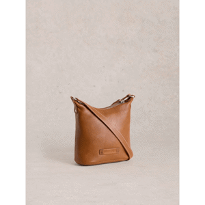 White Stuff Mini Leather Fern Crossbody